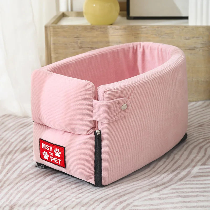 Ultimate Portable Dog Car Seat Bed - The Safe and Stylish Travel Carrier for Small Dogs and Cats
