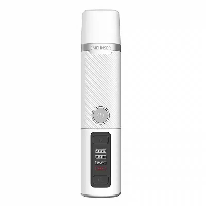 Whisper Quiet Low Noise Dog Nail Grinder - Electric Trimmer with 2 LED Lights, 3 Adjustable Speeds, and 1500mAh Rechargeable Battery for Stress-Free Grooming of Dogs, Cats, and Rabbits