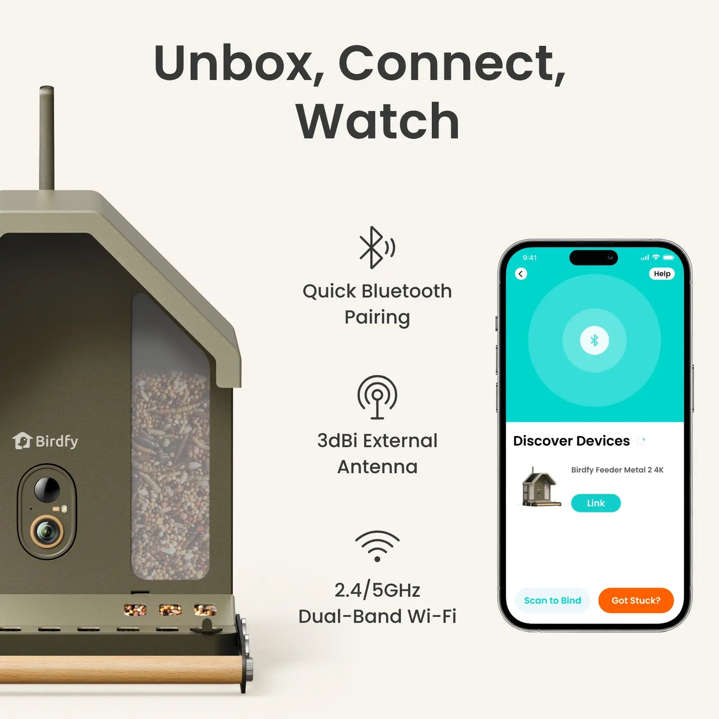Experience Nature Up Close with the Birdfy Smart Bird Feeder - 4K UHD Video, AI Identification, and Solar Power for Bird Lovers