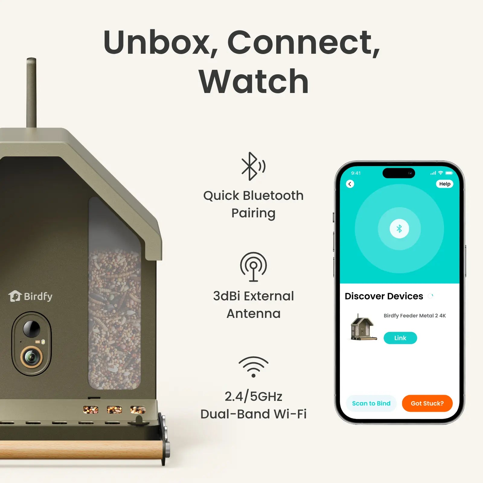 Experience Nature Up Close with the Birdfy Smart Bird Feeder - 4K UHD Video, AI Identification, and Solar Power for Bird Lovers
