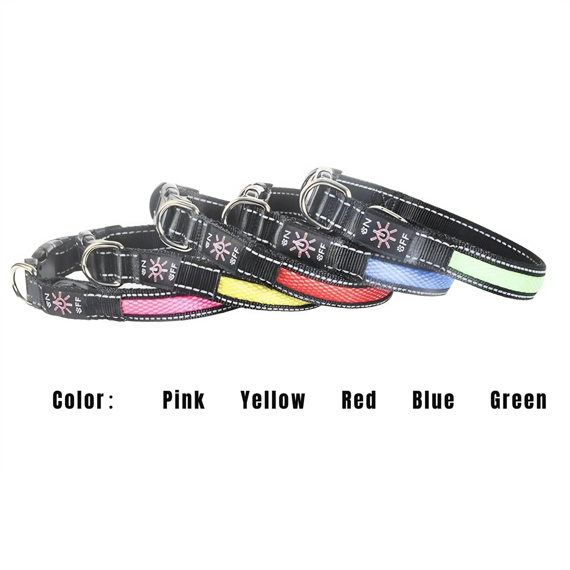 Illuminate Your Dog's Adventures: High-Visibility LED Light-Up Collar for Safe Nighttime Walks - USB Rechargeable & Adjustable for All Sizes