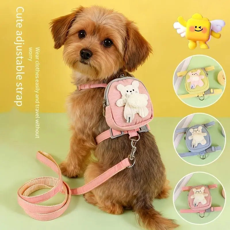 Adjustable Vest Harness for Small Cats & Kittens - Complete with Leash and Snack Pack for Outdoor Adventures