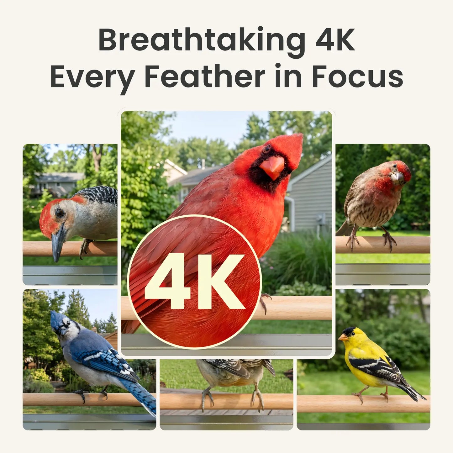 Experience Nature Up Close with the Birdfy Smart Bird Feeder - 4K UHD Video, AI Identification, and Solar Power for Bird Lovers
