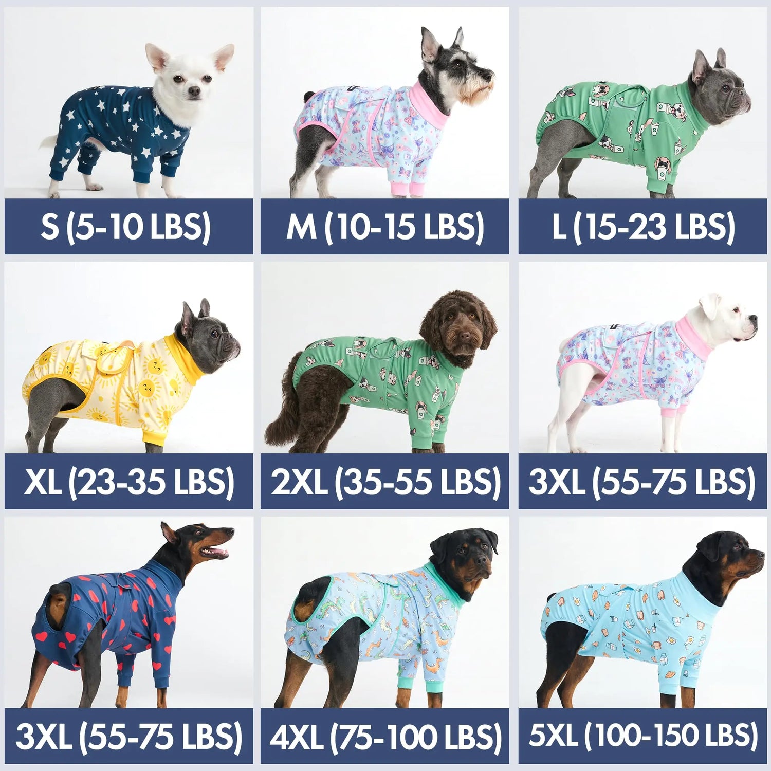 Spark Paws Dog Surgery Recovery Suit - The Ultimate Comfort Solution for Post-Surgery Pets, Soft Anti-Lick Onesie for Spay/Neuter Recovery - Donuts - Size S