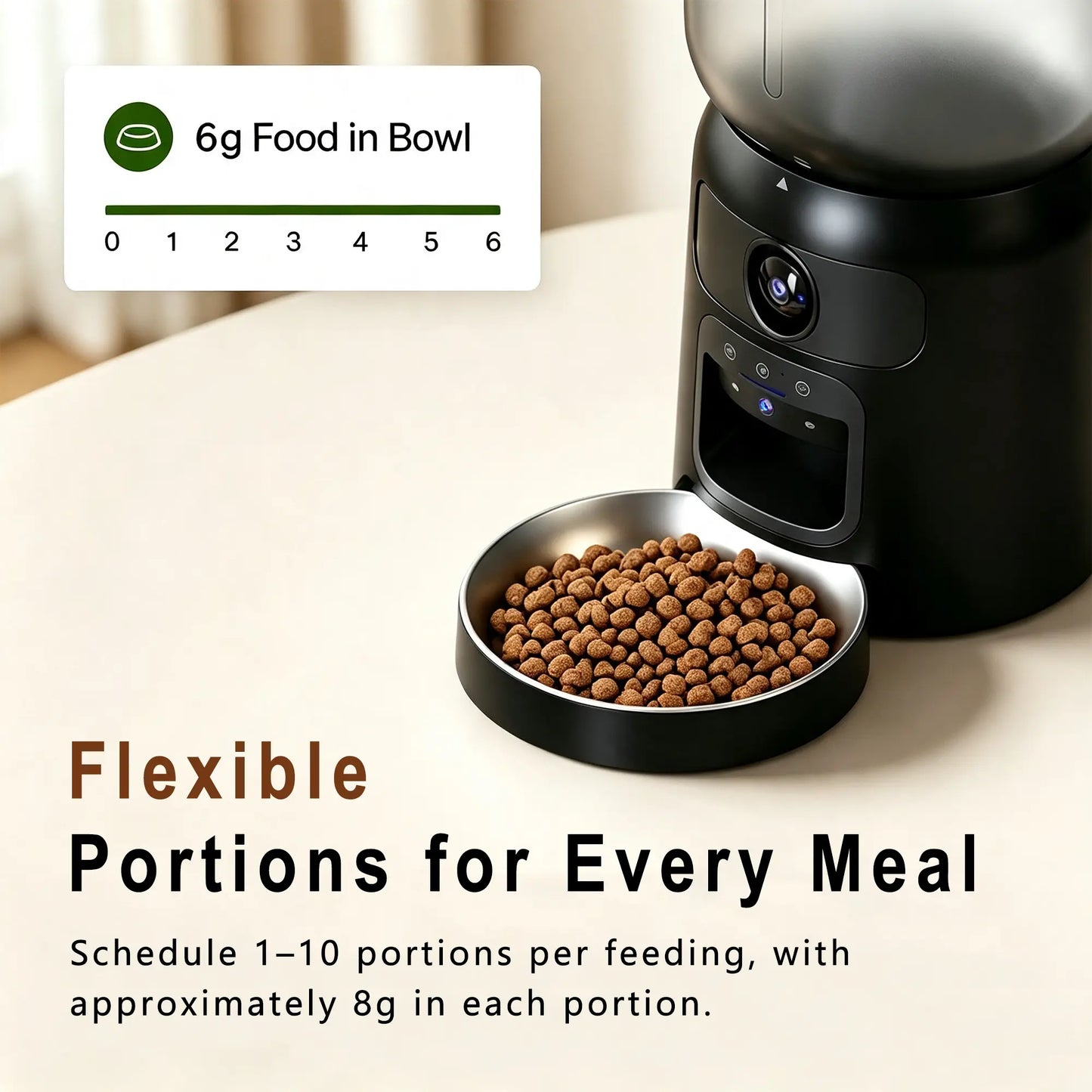 Revolutionize Your Cat's Mealtime with the Taleboss Automatic Feeder - 5L Capacity, HD Camera, Laser Toy & App Control!