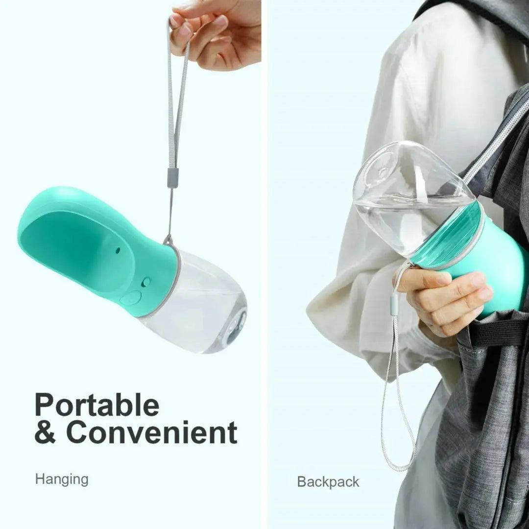 Portable Pet Dog Water Bottle - Convenient Drinking Feeder for Outdoor Adventures with Your Furry Friends