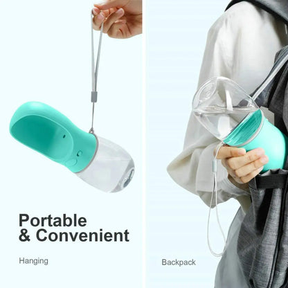Portable Pet Dog Water Bottle - Convenient Drinking Feeder for Outdoor Adventures with Your Furry Friends