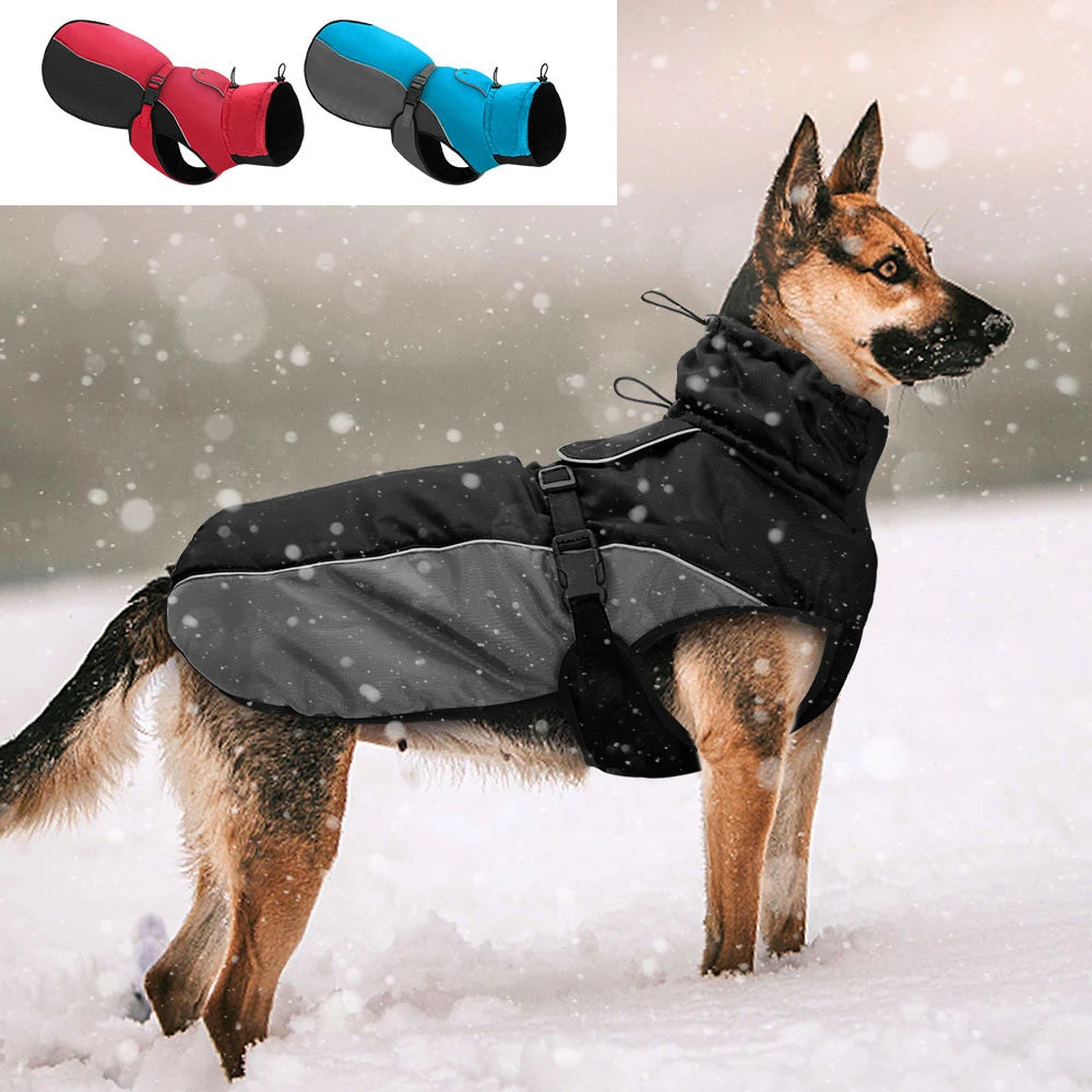 Keep Your Pup Cozy and Safe with Our Waterproof Reflective Dog Coat - Perfect for Medium to Large Breeds!