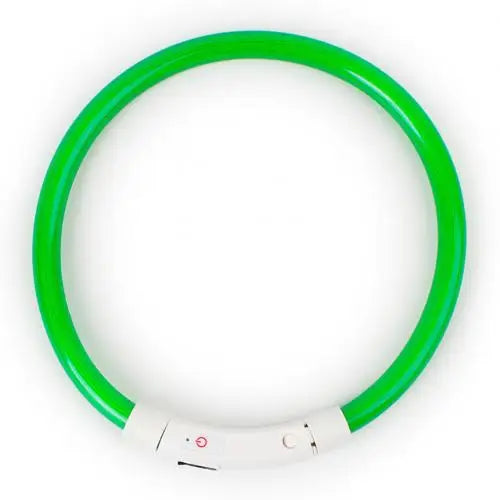 Illuminate Your Pup's Night Walks with Our Rechargeable Glow Dog Collars - Available in S, M, L Sizes!