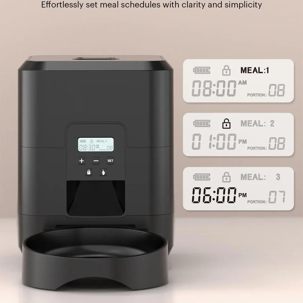 Revolutionize Mealtime with the Smart Pet Feeder: Automatic Cat and Dog Food Dispenser with Timed Control