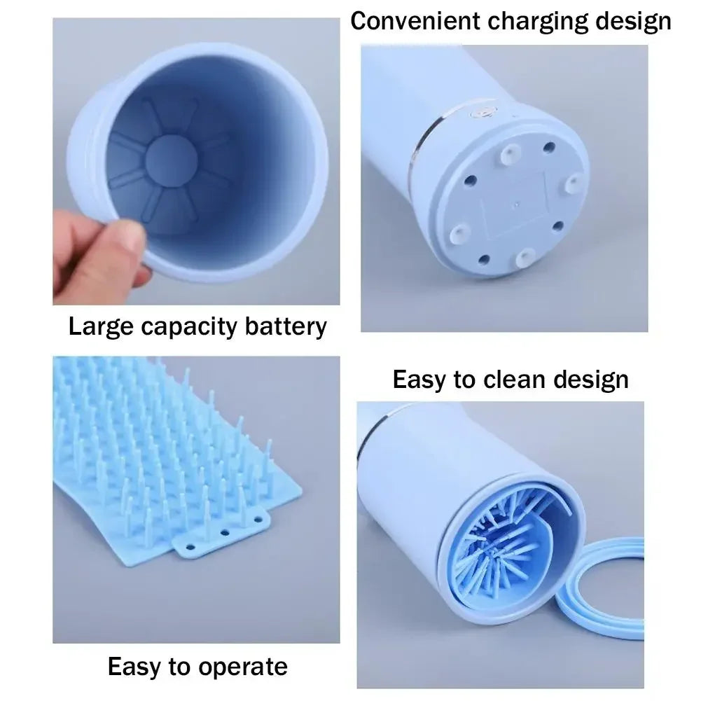 Revolutionary Automatic Dog Paw Cleaner - Effortless Foot Washing for Small, Medium & Large Dogs!
