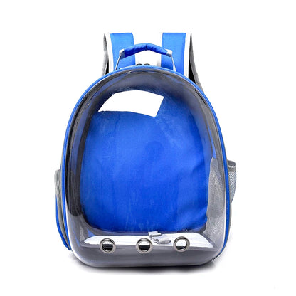 Transparent Space Capsule Cat Carrier Backpack - Breathable, Portable, and Perfect for Travel with Your Pet