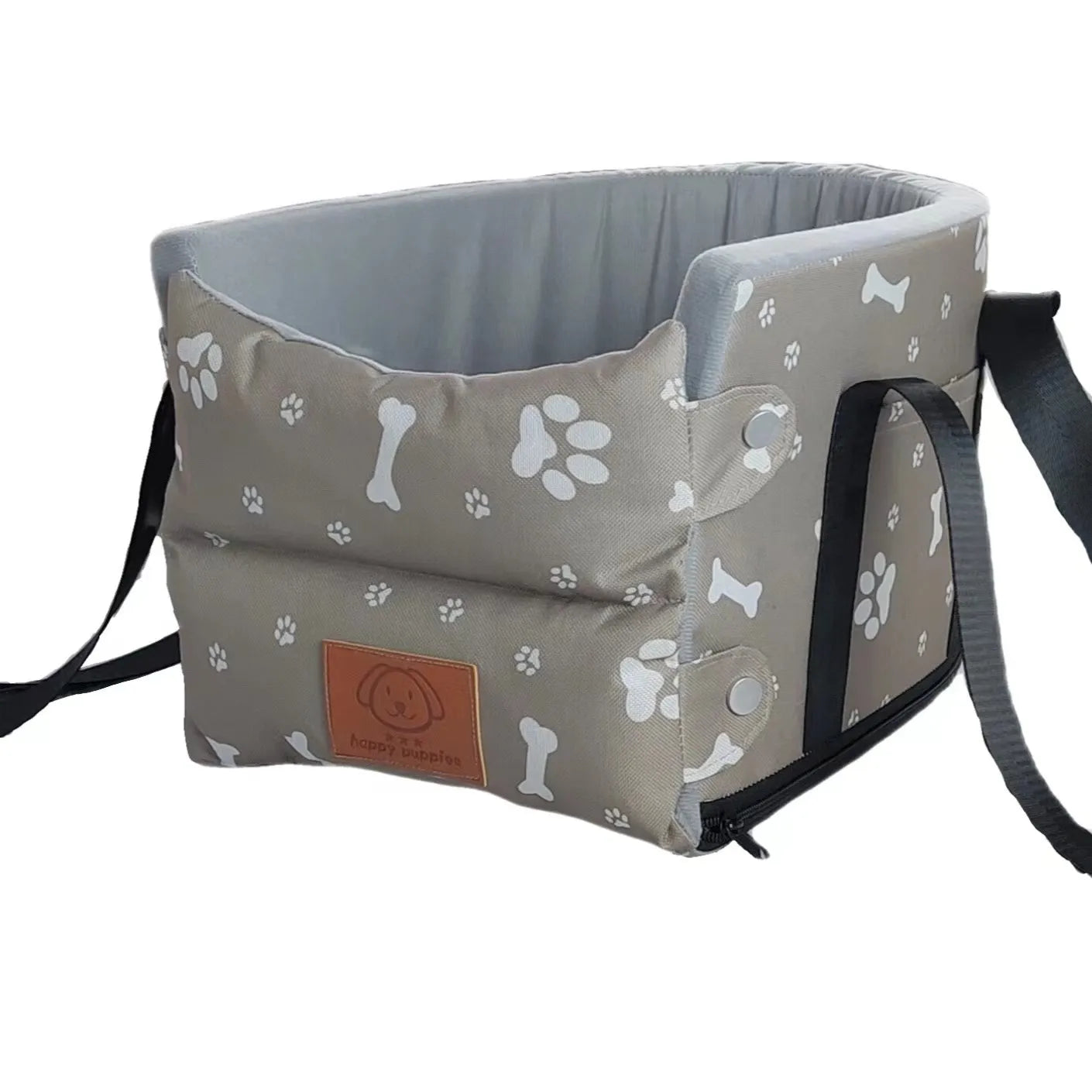Ultimate Portable Dog Car Seat Bed - Safe and Stylish Travel Carrier for Small Dogs and Cats