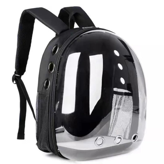 Transparent Space Capsule Cat Carrier Backpack - Breathable, Portable, and Perfect for Travel with Your Pet
