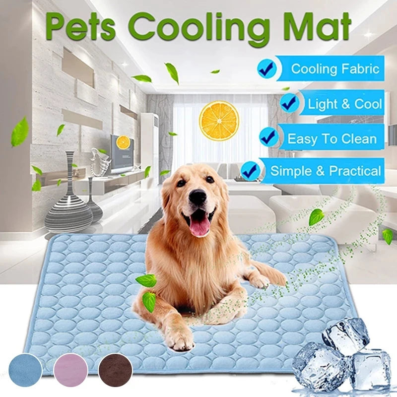 Cooling Summer Dog Mat - Breathable and Washable Pet Pad for All Sizes