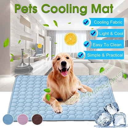 Cooling Summer Dog Mat - Breathable and Washable Pet Pad for All Sizes