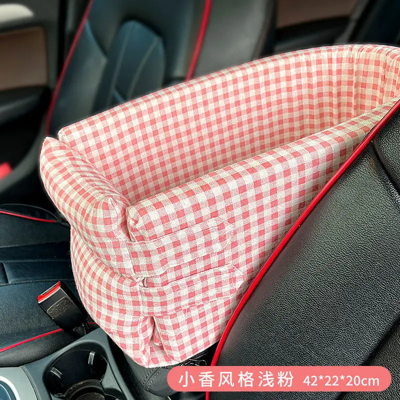 Ultimate Portable Dog Car Seat Bed - The Safe and Stylish Travel Carrier for Small Dogs and Cats
