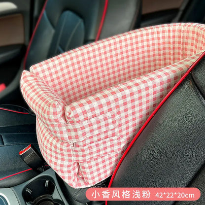 Ultimate Portable Dog Car Seat Bed - The Safe and Stylish Travel Carrier for Small Dogs and Cats