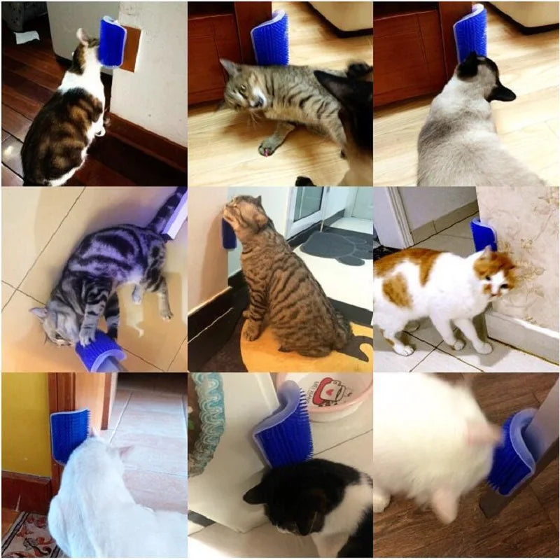 Ultimate Cat Scratcher Massager - Grooming Brush for Cats and Dogs, Hair Removal and Relaxation Tool, Perfect for Kittens and Pets