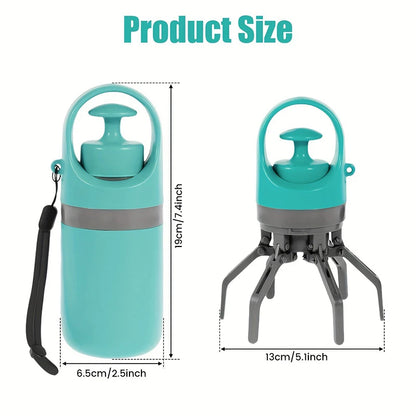 Effortless Outdoor Clean-Up with the Portable Dog Pooper Scooper – Built-In Garbage Bag & No-Touch Design for Hassle-Free Pet Waste Disposal