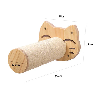 Elevate Your Cat's Playtime with Our Stylish Wall Climbing Shelf - A Multifunctional Ladder, Scratching Post, and Cozy Hiding House in One!