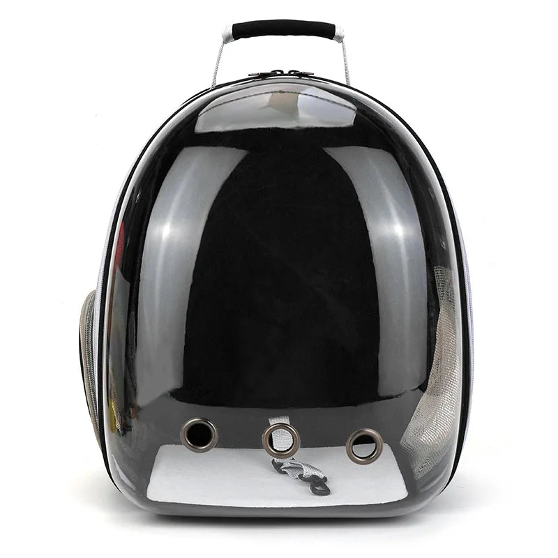 Transparent Space Capsule Cat Carrier Backpack - Breathable, Portable, and Perfect for Travel with Your Pet