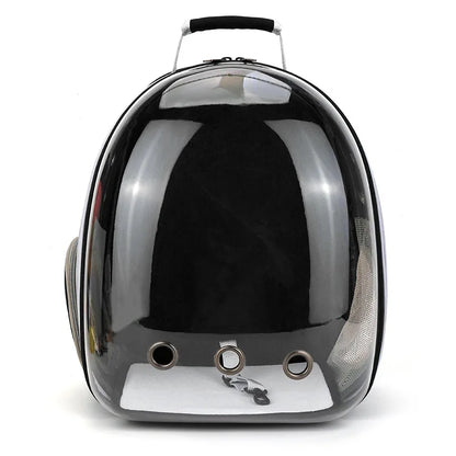 Transparent Space Capsule Cat Carrier Backpack - Breathable, Portable, and Perfect for Travel with Your Pet