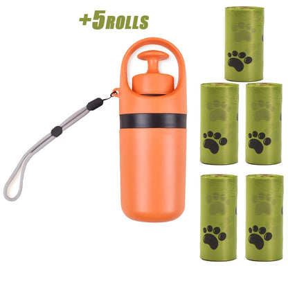 Make Dog Walks a Breeze with Our Portable No-Touch Dog Pooper Scooper – Convenient Built-In Garbage Bags for Effortless Waste Disposal