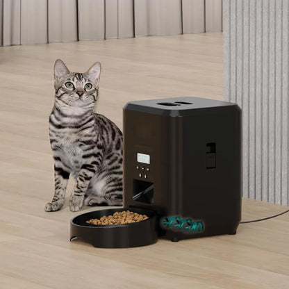 Revolutionize Mealtime with the Smart Pet Feeder: Automatic Cat and Dog Food Dispenser with Timed Control