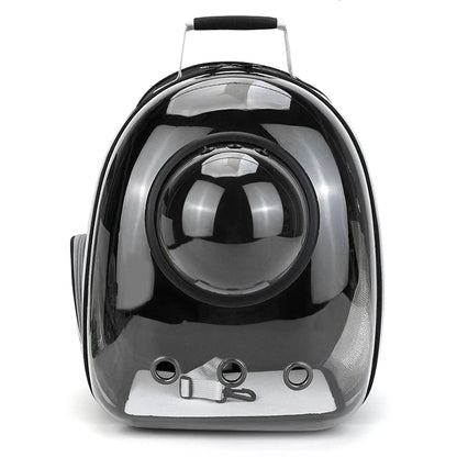 Transparent Space Capsule Cat Carrier Backpack - Breathable, Portable, and Perfect for Travel with Your Pet