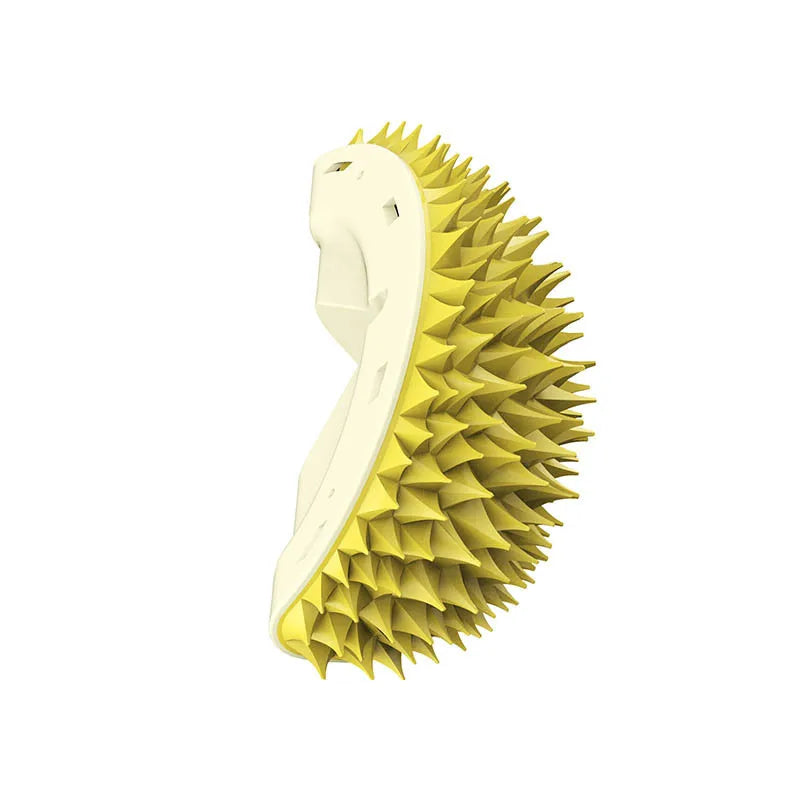 Transform Your Pet's Grooming Routine with the Ultimate Cat Scratcher Massager - The Perfect Relaxation and Hair Removal Tool for Cats and Dogs!