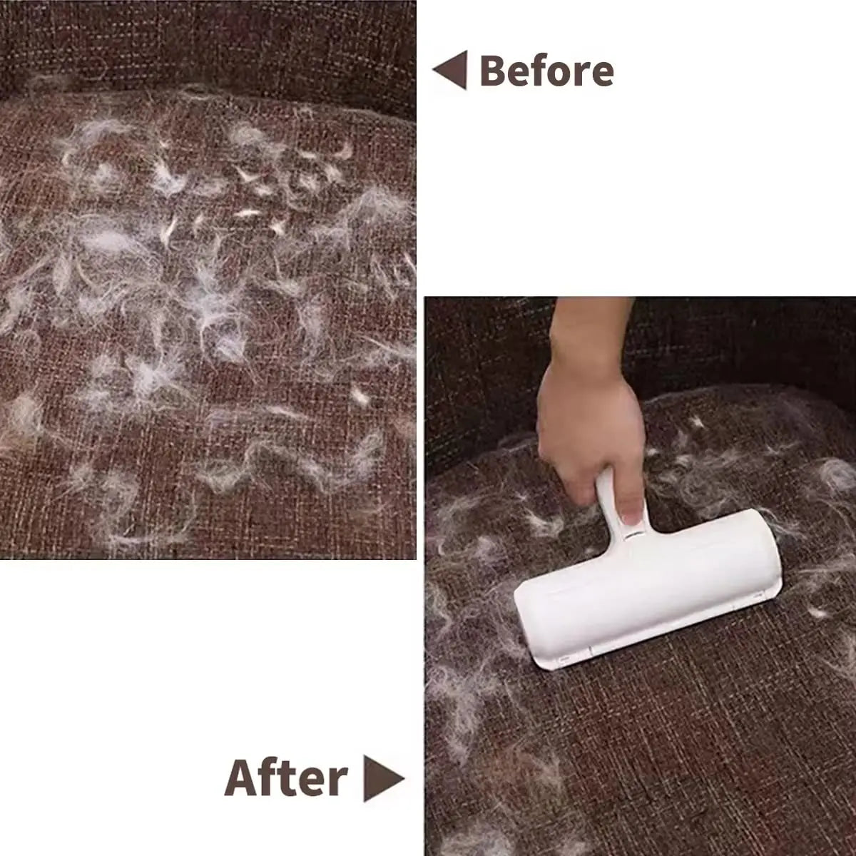 Transform Your Cleaning Routine with the Ultimate Pet Hair Remover Roller - Effortlessly Banish Dog & Cat Fur from Furniture!
