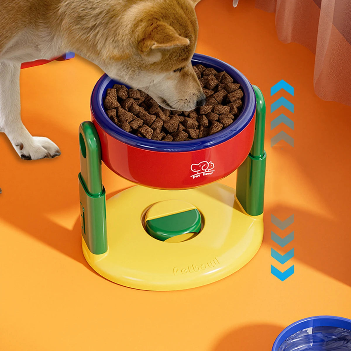 Elevate Your Pet's Dining Experience with the 1PC Adjustable Suction Cup Bowl - Perfect for Dogs and Cats!