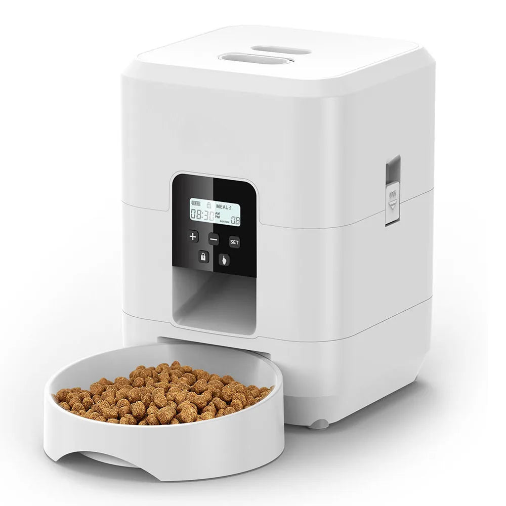 Revolutionize Mealtime with the Smart Pet Feeder: Automatic Cat and Dog Food Dispenser with Timed Control