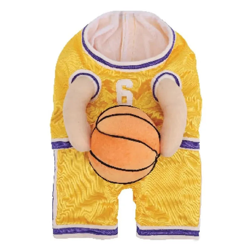 Get Your Pup Ready for the Court: Adorable Dog Basketball Costume with Matching Ball for Small Pets This Autumn!