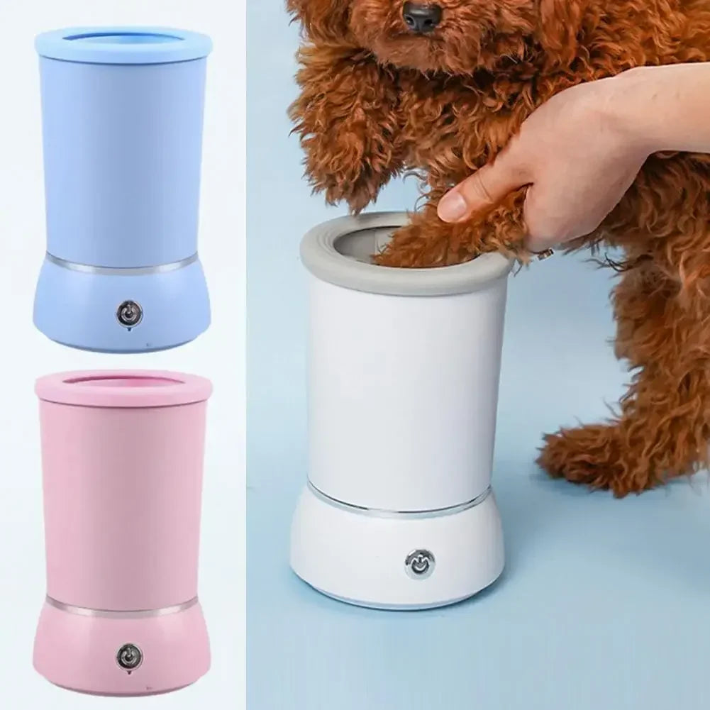 Revolutionary Automatic Dog Paw Cleaner - Effortless Foot Washing for Small, Medium & Large Dogs!