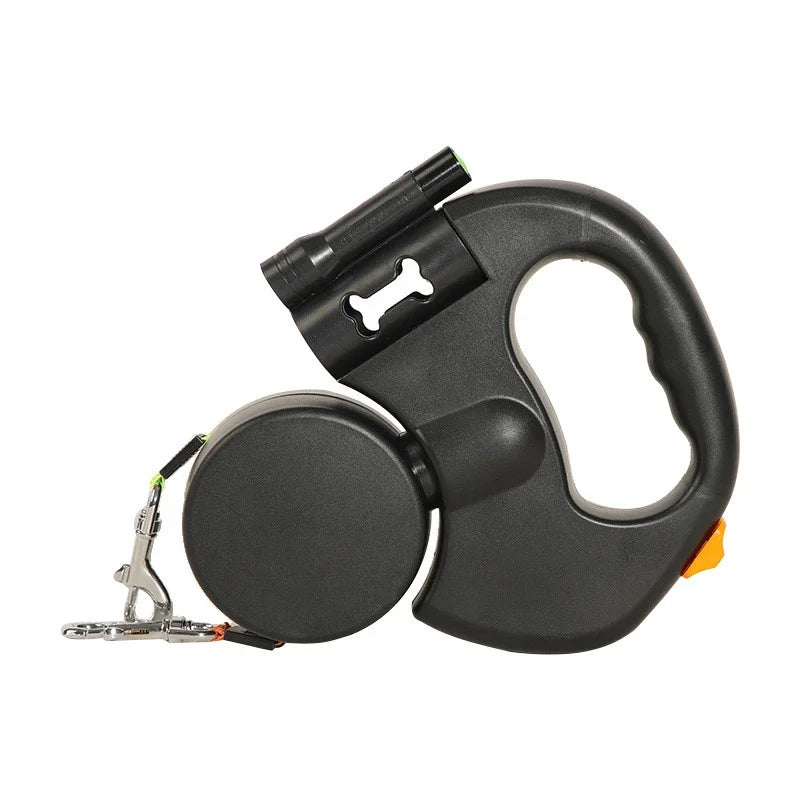 Revolutionary LED Automatic Double Dog Leash - Effortlessly Manage Two Pups with Style!