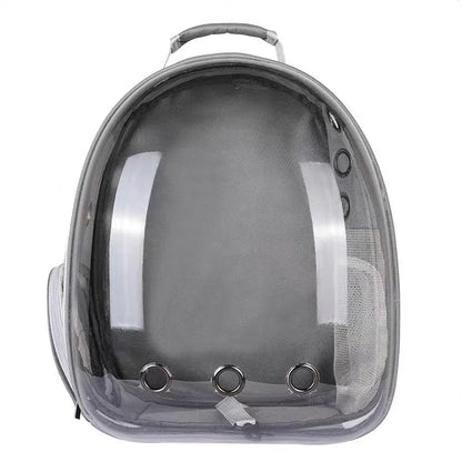 Transparent Space Capsule Cat Carrier Backpack - Breathable, Portable, and Perfect for Travel with Your Pet