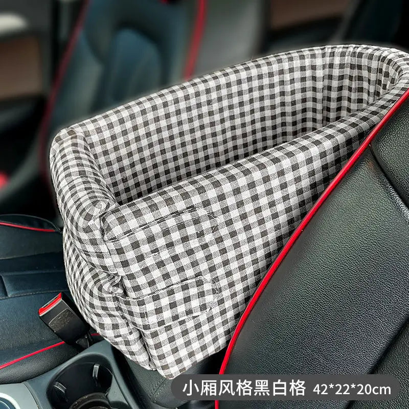 Ultimate Portable Dog Car Seat Bed - The Safe and Stylish Travel Carrier for Small Dogs and Cats