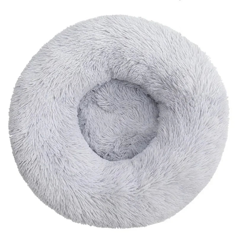 Cozy 40Cm Plush Cat Bed - Warm and Soft Nest for Your Furry Friend