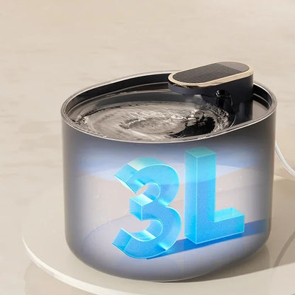 Revolutionary 3L Automatic Pet Drinking Fountain - Quiet USB Water Feeder for Cats and Dogs