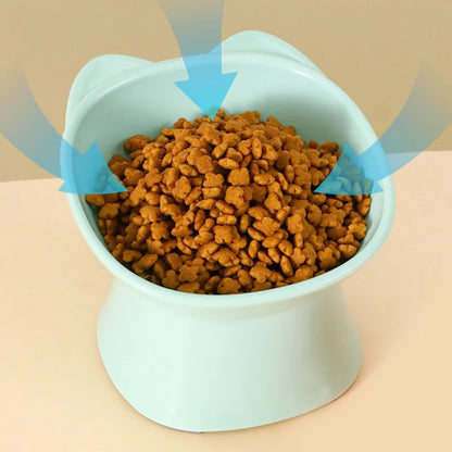 Elevate Your Cat's Dining Experience with Our Stylish Anti-Tip Nordic Cat Bowl - Perfect for Feeding and Drinking!
