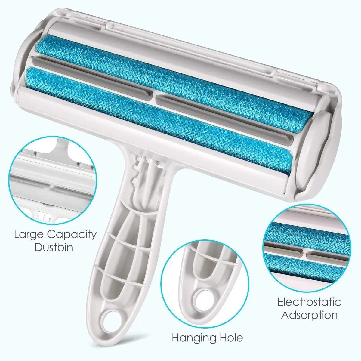 Transform Your Cleaning Routine with the Ultimate Pet Hair Remover Roller - Effortlessly Banish Dog & Cat Fur from Furniture!