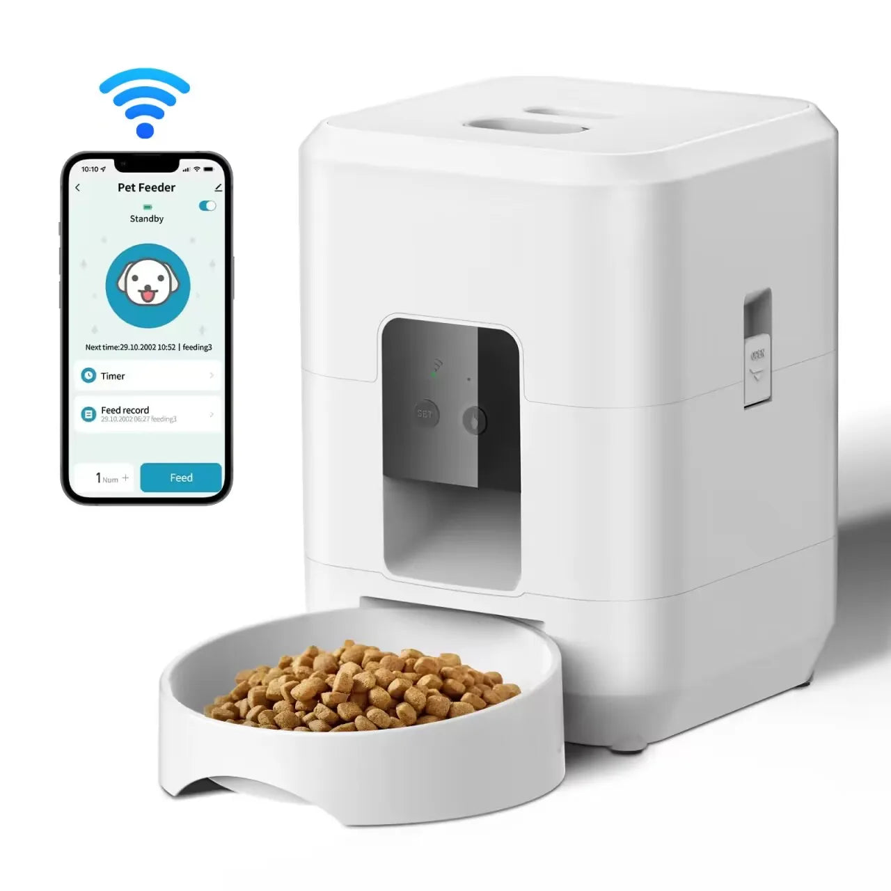 Revolutionize Mealtime with the Smart Pet Feeder: Automatic Cat and Dog Food Dispenser with Timed Control