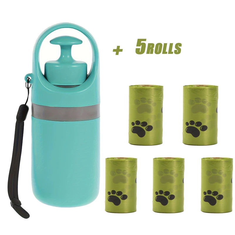 Make Dog Walks a Breeze with Our Portable No-Touch Dog Pooper Scooper – Convenient Built-In Garbage Bags for Effortless Waste Disposal