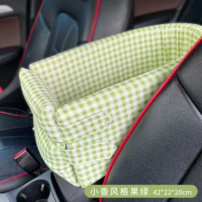 Ultimate Portable Dog Car Seat Bed - The Safe and Stylish Travel Carrier for Small Dogs and Cats