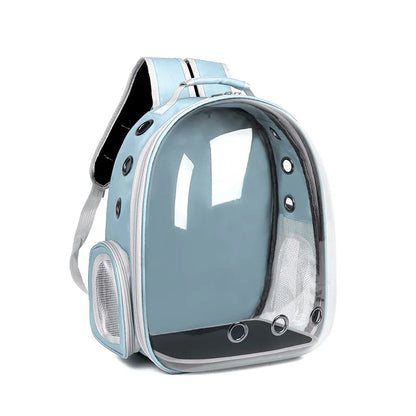Transparent Space Capsule Cat Carrier Backpack - Breathable, Portable, and Perfect for Travel with Your Pet