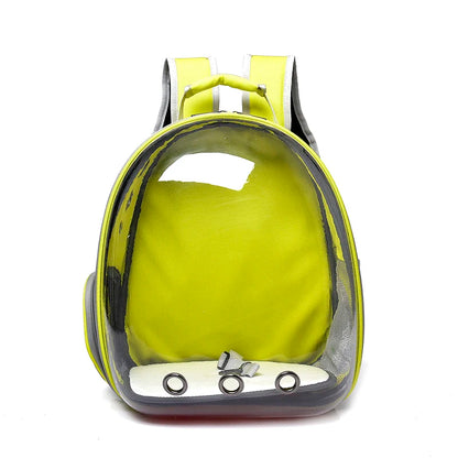 Transparent Space Capsule Cat Carrier Backpack - Breathable, Portable, and Perfect for Travel with Your Pet