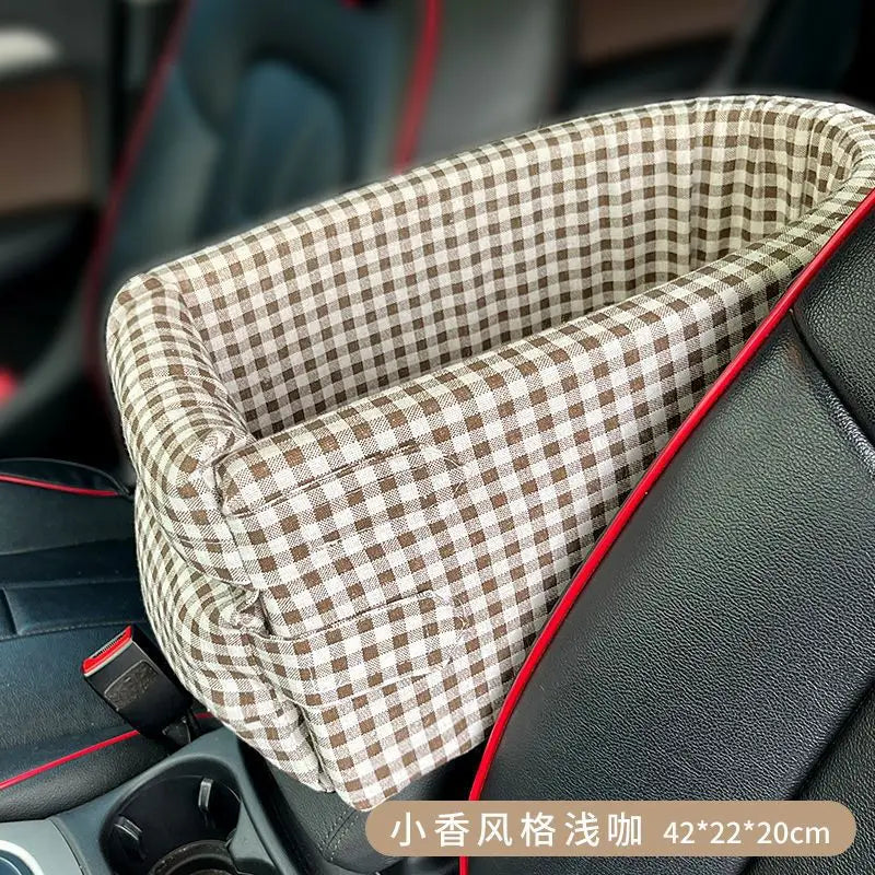 Ultimate Portable Dog Car Seat Bed - The Safe and Stylish Travel Carrier for Small Dogs and Cats