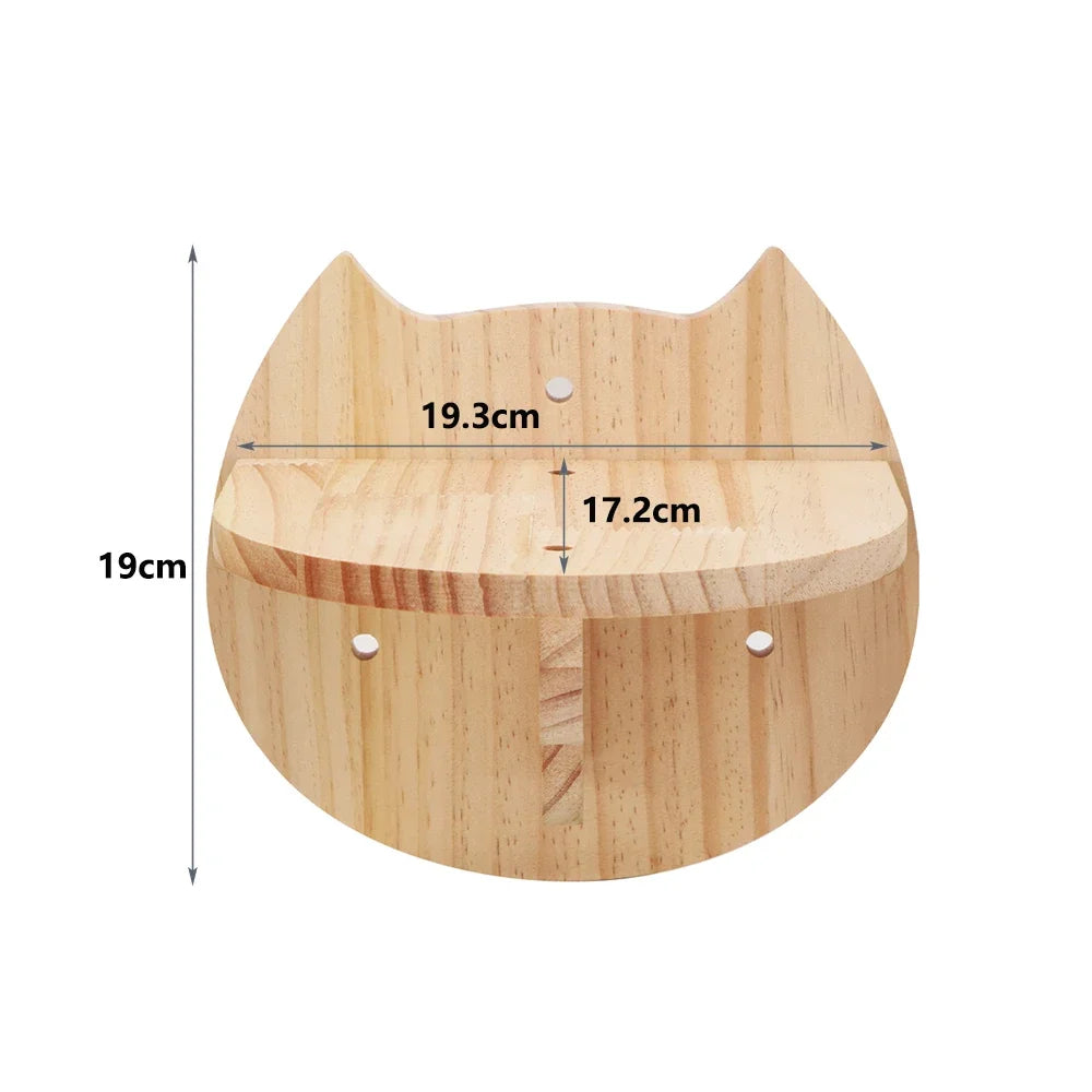 Elevate Your Cat's Playtime with Our Stylish Wall Climbing Shelf - A Multifunctional Ladder, Scratching Post, and Cozy Hiding House in One!